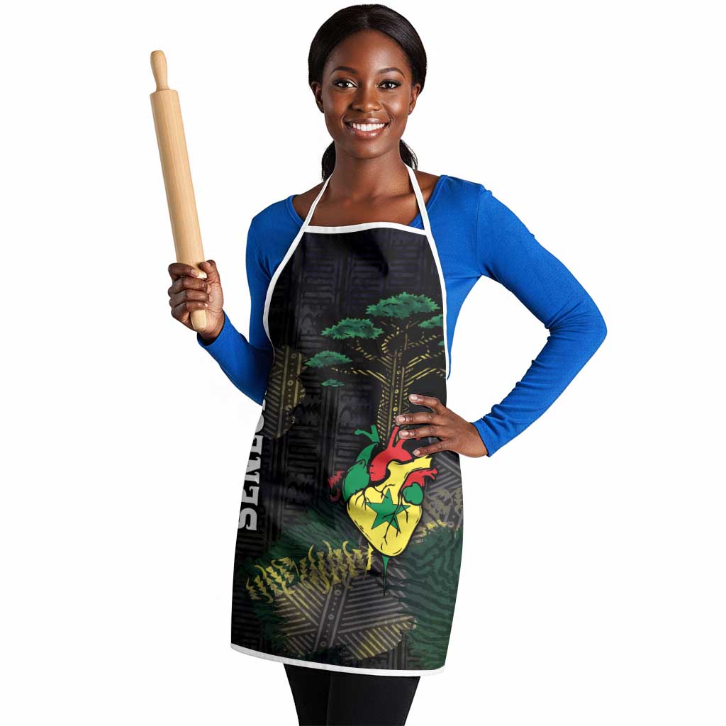 Senegal Apron Heart Baobab Art Grunge Style