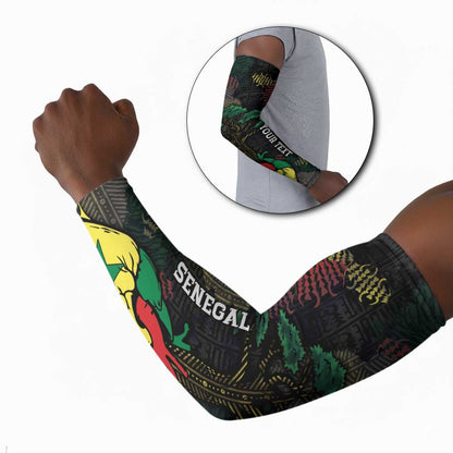 Personalized Senegal Arm Sleeves Heart Baobab Art Grunge Style
