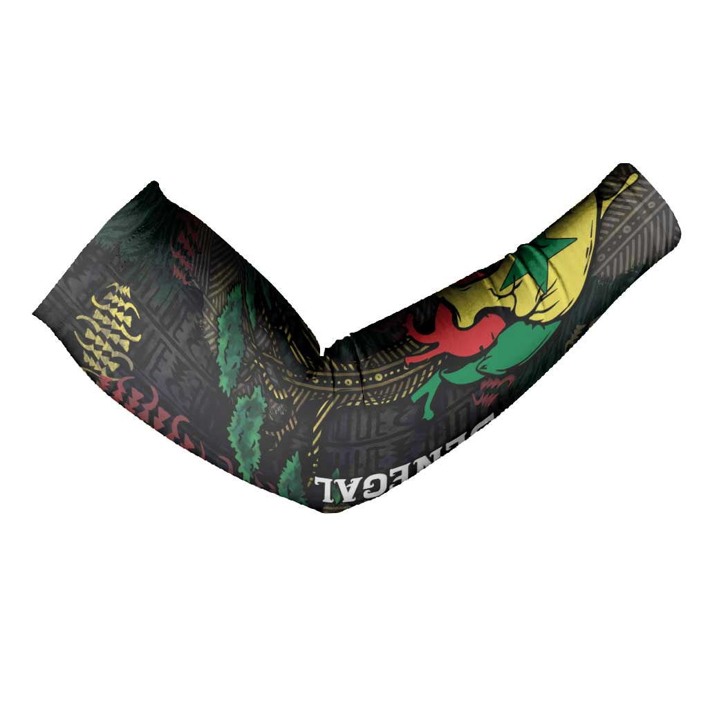 Personalized Senegal Arm Sleeves Heart Baobab Art Grunge Style