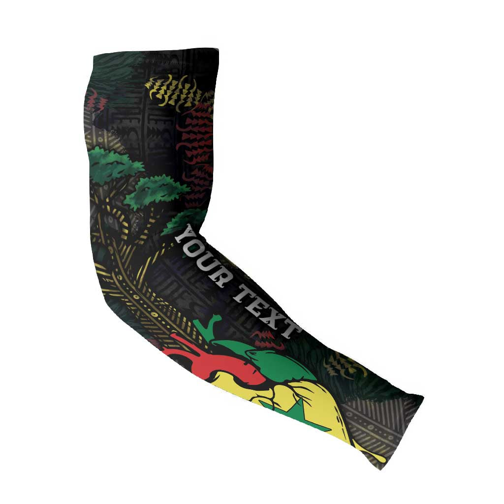 Personalized Senegal Arm Sleeves Heart Baobab Art Grunge Style