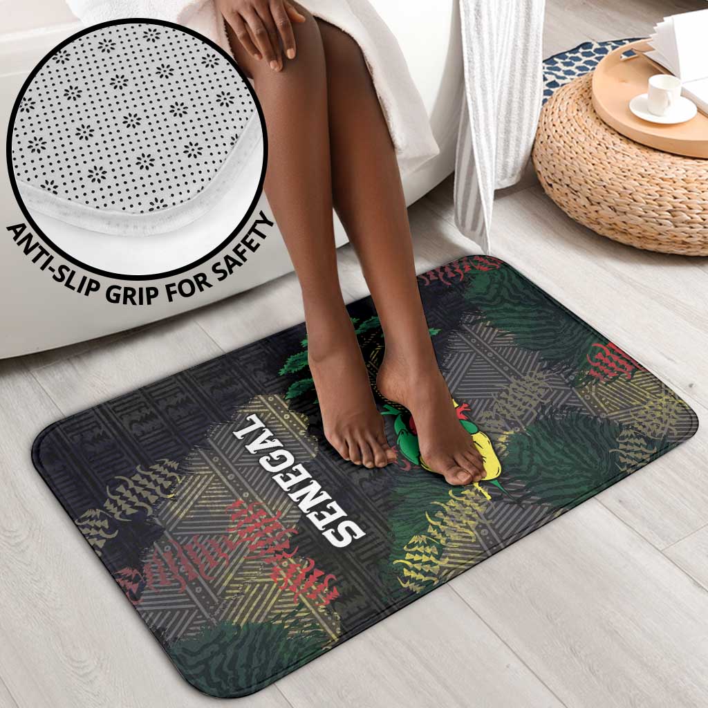 Senegal Bathroom Set Heart Baobab Art Grunge Style