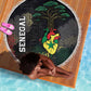 Senegal Beach Blanket Heart Baobab Art Grunge Style