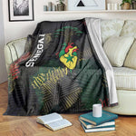 Senegal Blanket Heart Baobab Art Grunge Style