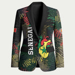Personalized Senegal Blazer Heart Baobab Art Grunge Style