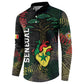 Personalized Senegal Button Sweatshirt Heart Baobab Art Grunge Style