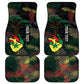 Personalized Senegal Car Mats Heart Baobab Art Grunge Style