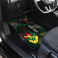 Personalized Senegal Car Mats Heart Baobab Art Grunge Style