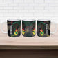 Personalized Senegal Ceramic Mug Heart Baobab Art Grunge Style