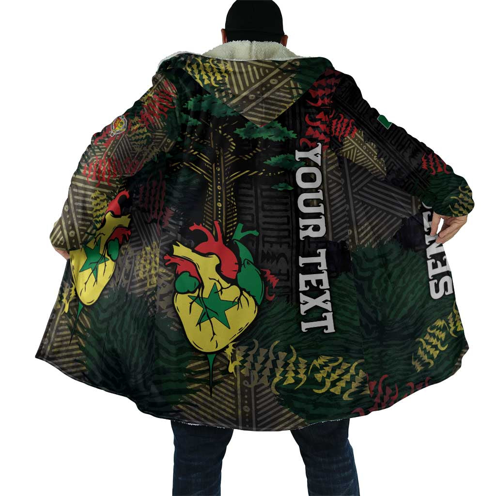 Personalized Senegal Cloak Heart Baobab Art Grunge Style