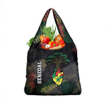 Senegal Grocery Bag Heart Baobab Art Grunge Style