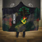 Senegal Hooded Blanket Heart Baobab Art Grunge Style
