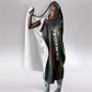 Senegal Hooded Blanket Heart Baobab Art Grunge Style