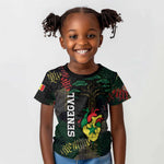 Personalized Senegal Kid T shirt Heart Baobab Art Grunge Style