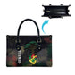 Senegal Leather Bag Heart Baobab Art Grunge Style
