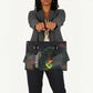 Senegal Leather Bag Heart Baobab Art Grunge Style