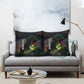 Senegal Pillow Cover Heart Baobab Art Grunge Style