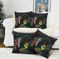 Senegal Pillow Cover Heart Baobab Art Grunge Style