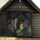 Senegal Quilt Heart Baobab Art Grunge Style