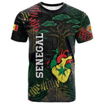 Personalized Senegal T shirt Heart Baobab Art Grunge Style