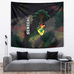Senegal Tapestry Heart Baobab Art Grunge Style