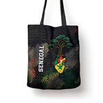 Senegal Tote Bag Heart Baobab Art Grunge Style