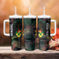 Personalized Senegal Tumbler With Handle Heart Baobab Art Grunge Style