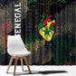 Senegal Window Curtain Heart Baobab Art Grunge Style