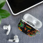 African Juneteenth Freedom Day 1865 AirPods Case Colors Liquid Marble With Broken Chains
