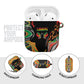 African Juneteenth Freedom Day 1865 AirPods Case Colors Liquid Marble With Broken Chains
