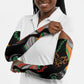 African Juneteenth Freedom Day 1865 Arm Sleeves Colors Liquid Marble With Broken Chains