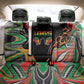 African Juneteenth Freedom Day 1865 Back Car Seat Cover Colors Liquid Marble With Broken Chains