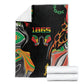 African Juneteenth Freedom Day 1865 Blanket Colors Liquid Marble With Broken Chains