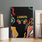 African Juneteenth Freedom Day 1865 Canvas Wall Art Colors Liquid Marble With Broken Chains