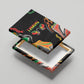 African Juneteenth Freedom Day 1865 Canvas Wall Art Colors Liquid Marble With Broken Chains