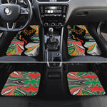 African Juneteenth Freedom Day 1865 Car Mats Colors Liquid Marble With Broken Chains