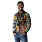 African Juneteenth Freedom Day 1865 Long Sleeve Polo Shirt Colors Liquid Marble With Broken Chains