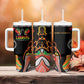 African Juneteenth Freedom Day 1865 Tumbler With Handle Colors Liquid Marble With Broken Chains