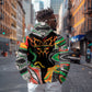 African Juneteenth Freedom Day 1865 Zip Hoodie Colors Liquid Marble With Broken Chains