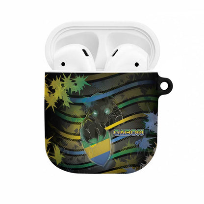 Gabon AirPods Case Panther Strike Striped Style