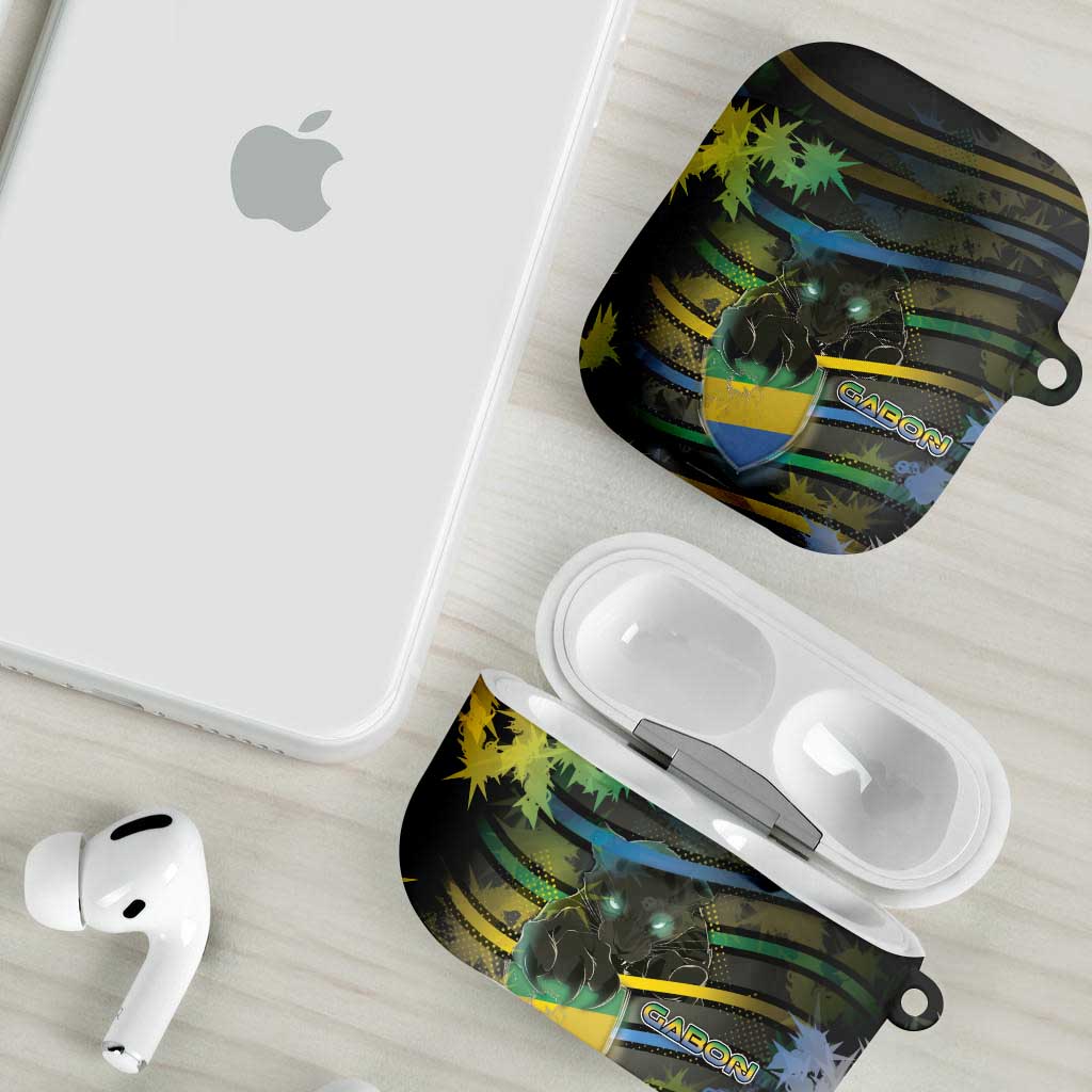 Gabon AirPods Case Panther Strike Striped Style