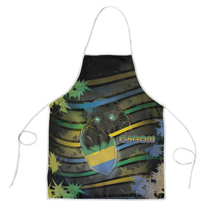 Gabon Apron Panther Strike Striped Style