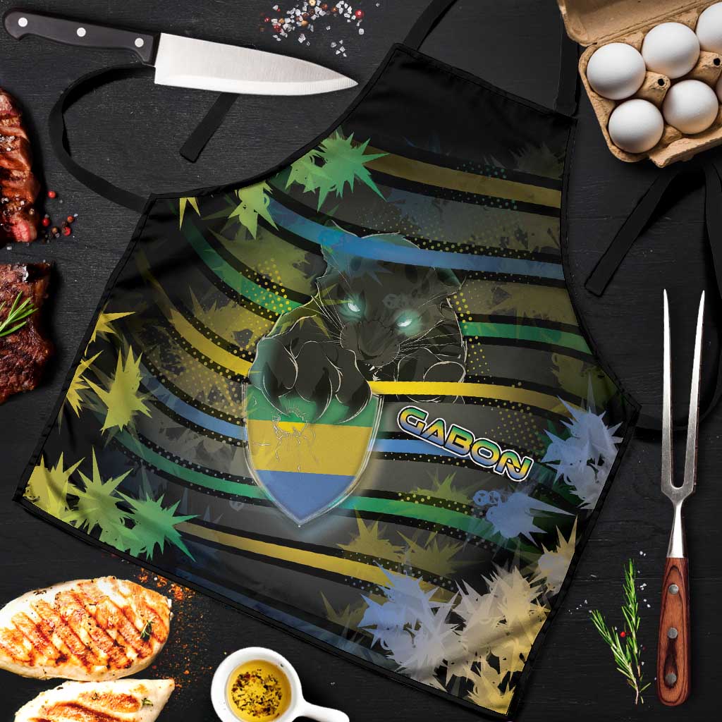Gabon Apron Panther Strike Striped Style