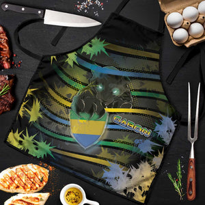 Gabon Apron Panther Strike Striped Style