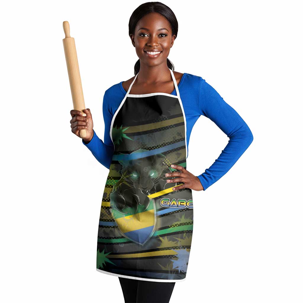 Gabon Apron Panther Strike Striped Style