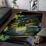 Gabon Area Rug Panther Strike Striped Style