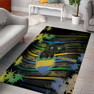 Gabon Area Rug Panther Strike Striped Style
