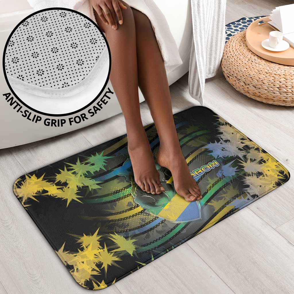 Gabon Bathroom Set Panther Strike Striped Style