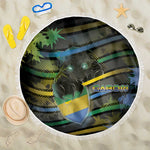 Gabon Beach Blanket Panther Strike Striped Style