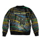 Personalized Gabon Bomber Jacket Panther Strike Striped Style