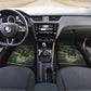 Personalized Gabon Car Mats Panther Strike Striped Style